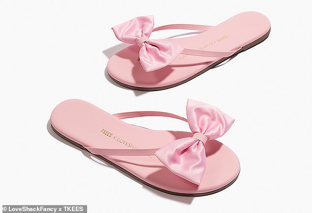 The first, a bold statement in pink leather adorned with an oversized satin bow on the toe