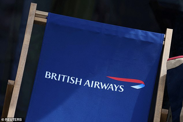 Full service carriers like British Airways allow aristos to include their titles in their online check-in facility, so their names match their passport (file photo)