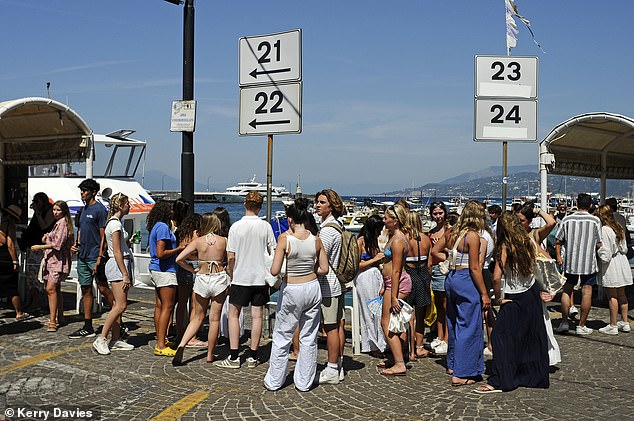 It's a three-and-a-half-hour wait, in blistering sunshine, for a five-minute trip into the cave in a tiny wooden boat