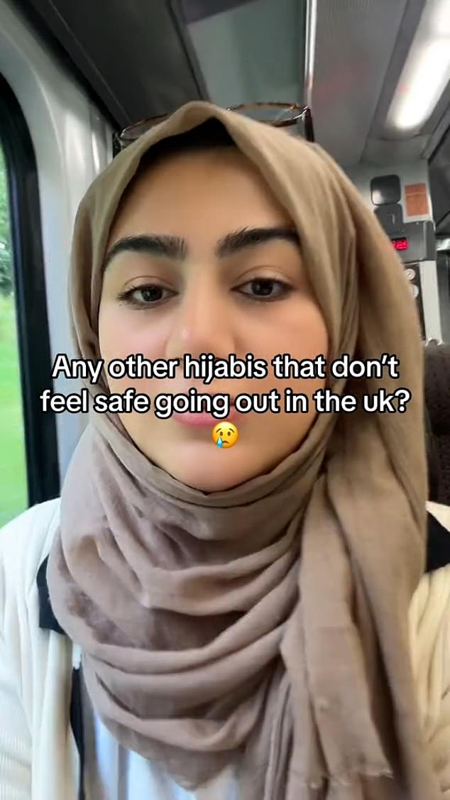 Muslim women have been sharing their concerns on social media sites including TikTok, revealing they feel frightened to leave home wearing their hijabs during the recent violence