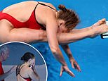 Team USA diver Alison Gibson gets humiliating ZERO from Olympics judges after her feet collide midair with the board