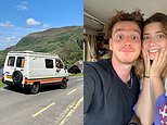 Ellis Gerry and Alexandra Katie, both 27, are driving to Australia in a 1984 Renault Trafic (Collect/PA Real Life)