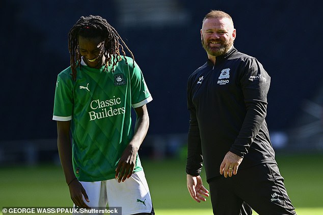 Ibrahim Cissoko admitted being star struck by Rooney after signing for Plymouth on loan