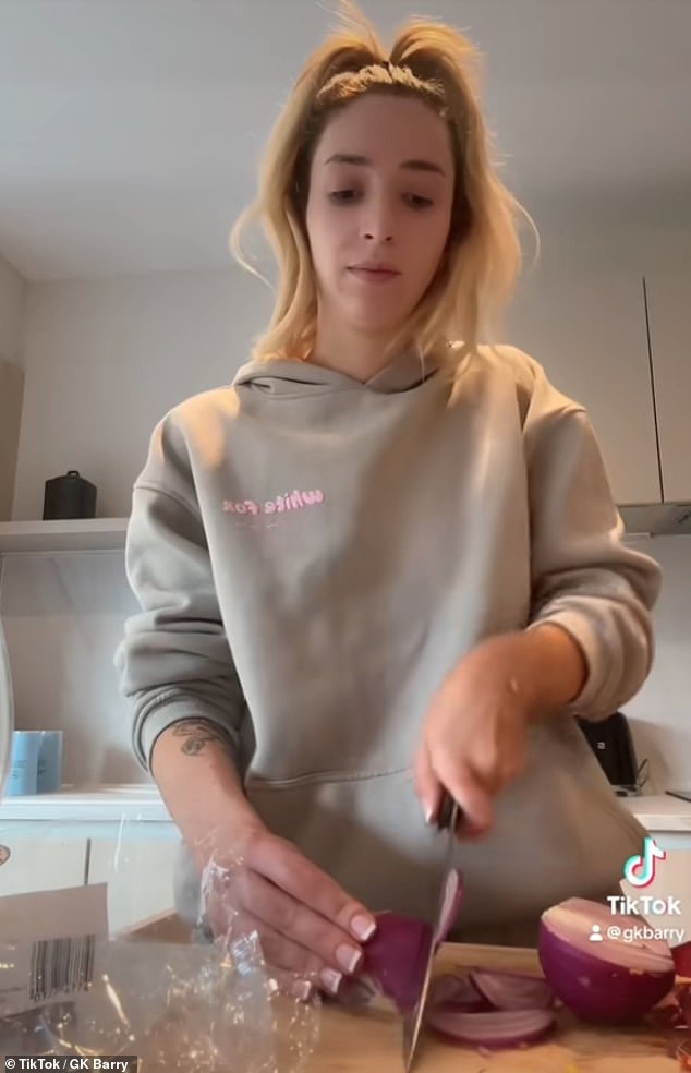 Grace appeared to confirm the rumours on her TikTok account, posting a series of videos calling herself a 'WAG' and saying she was cooking for her 'wife'