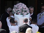 Mourners line the streets as horse-drawn carriage carries coffin of nine-year-old Alice da Silva Aguiar who was stabbed to death at Taylor Swift dance class in Southport