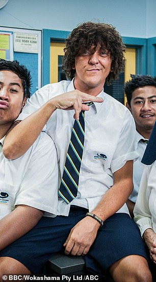 Pictured: Chris' mockumentary character Jonah from Tonga