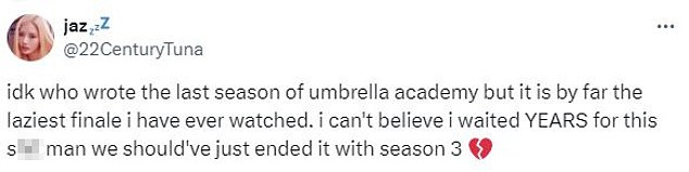 Fans have chosen to pretend that the series 'was cancelled after season 3' because the writers ended up creating 'a worse ending than Game of Thrones'