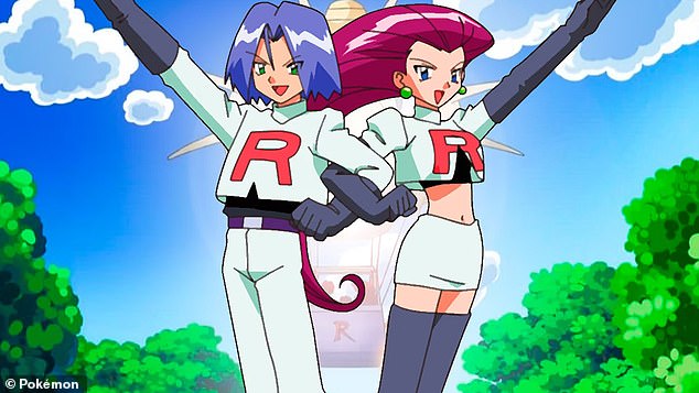 Jessie (right) is a member of rival Team Rocket who followed Ash and friends around often trying to steal his Pikachu