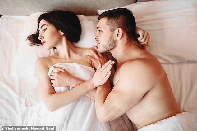 If sex has been painful in the past, make sure you're fully aroused before attempting intercourse. The vagina needs time and expert stimulation to expand and lubricate (stock image)