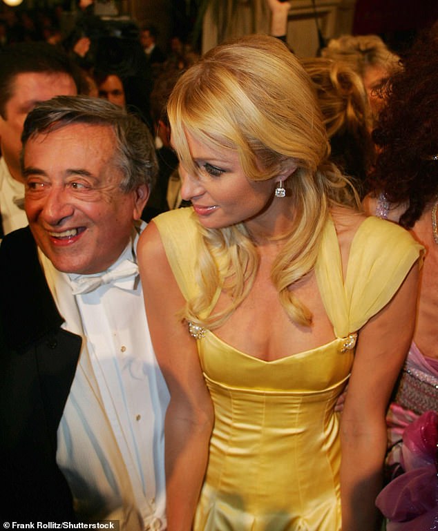 Richard Lugner pictured with Paris Hilton in 2007. The eccentric Austrian billionaire has passed away