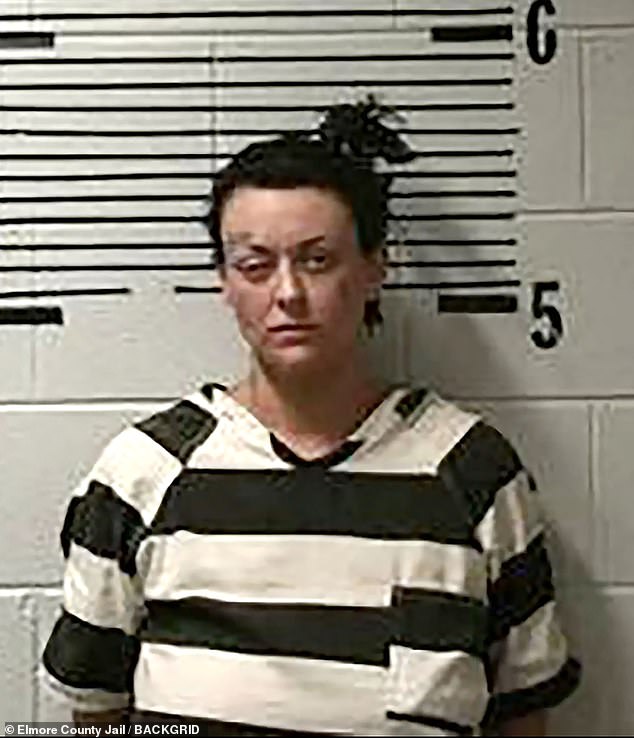 Police records obtained by ET show Kelley was booked at the Carroll County Jail and released a day later on a $2,750 bond, seen here after her arrest in April in Alabama