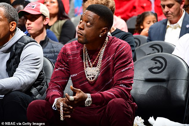 Boosie was pictured at an Atlanta Hawks home game in December of 2019