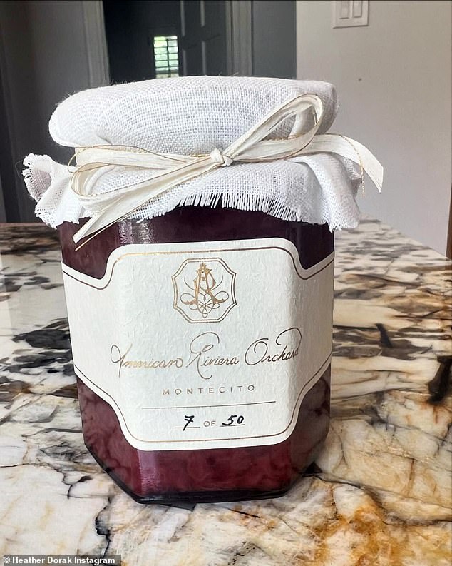 Her American Riviera Orchard jam (pictured) is linked to a cooking show that Netflix appears to be in no hurry to show