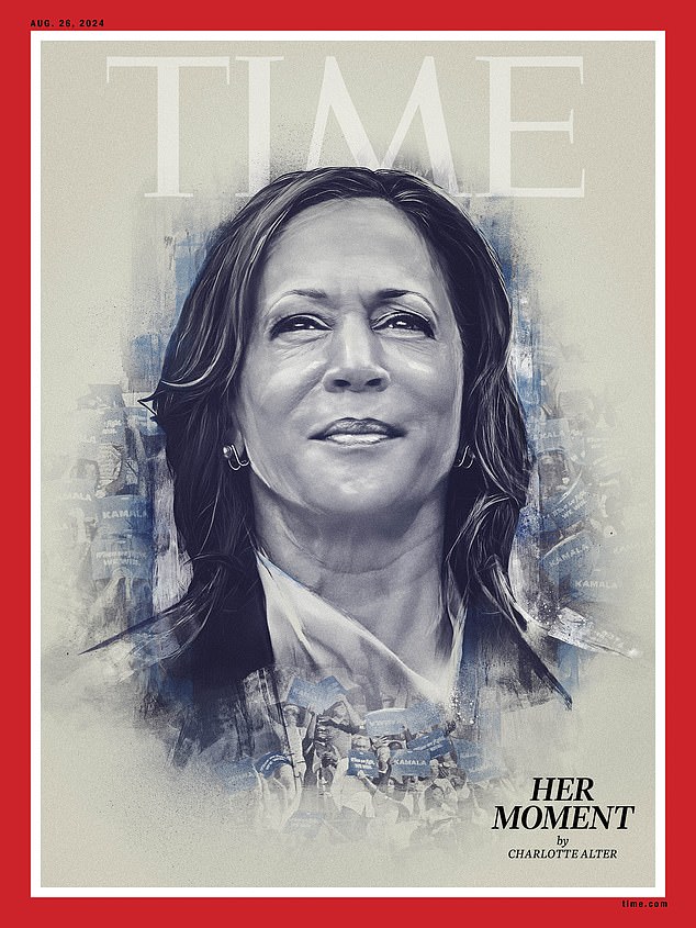 Donald Trump remarked on Kamala Harris ' Time Magazine cover, saying he thought the vice president resembled his wife and former First Lady Melania during his interview with Elon Musk