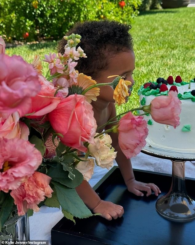 She kept the Call Me By Your Name star out of her birthday post, which featured a sweet photo of little Aire as he smashed his face into her birthday cake and got green icing all over his mouth and nose