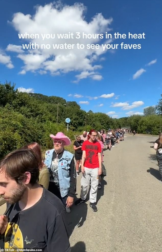 One festival goer even told the BBC that she had passed out while queuing in the unbearable heat and was never able to make it into the venue