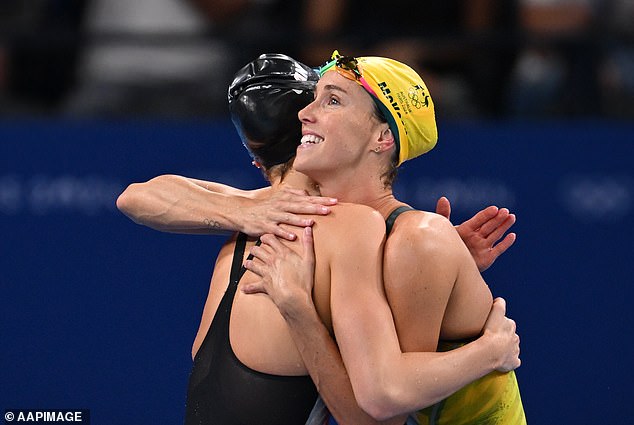 It comes as Cody, who accompanied his partner to Paris to support her, gushed on live television after her first big win at the games. 'We are all proud of her,' Simpson said on Nine after Emma's first gold medal