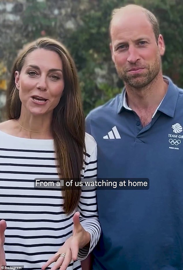 William and Kate congratulate Team GB on the last day of the Olympics