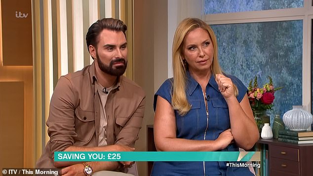 On Monday's show, hosts Rylan Clark , 35, and Josie Gibson  39, were joined by consumer editor Alice Beer, 59, who shared her advice on how to save £1,500 in a year