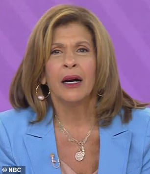 Hoda Kotb on the Today show on Tuesday