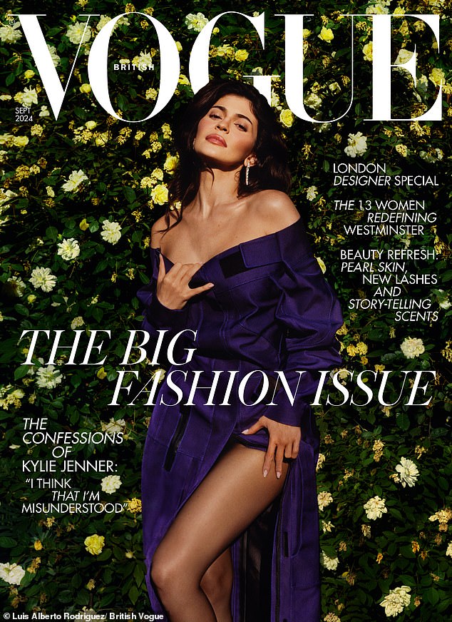 Kylie Jenner has become the first Kardashian-Jenner to grace the cover of British Vogue