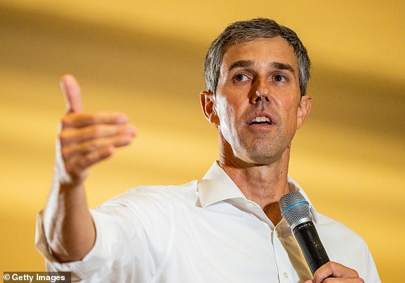 HUMBLE, TEXAS - AUGUST 24: Texas Democratic gubernatorial candidate Beto O'Rourke speaks to supporters during a campaign rally on August 24, 2022 in Humble, Texas. O'Rourke is running against Republican Gov. Greg Abbott on November 8. (Photo by Brandon Bell/Getty Images)