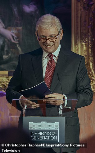 Set to retell the story of Prince Andrew's 'car crash' interview the dramatisation stars Michael Sheen as the Duke of York (pictured in the drama)