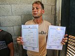 Father loses his four-day-old twins in Israeli airstrike as he went to get birth certificates in attack that also killed his wife and mother-in-law