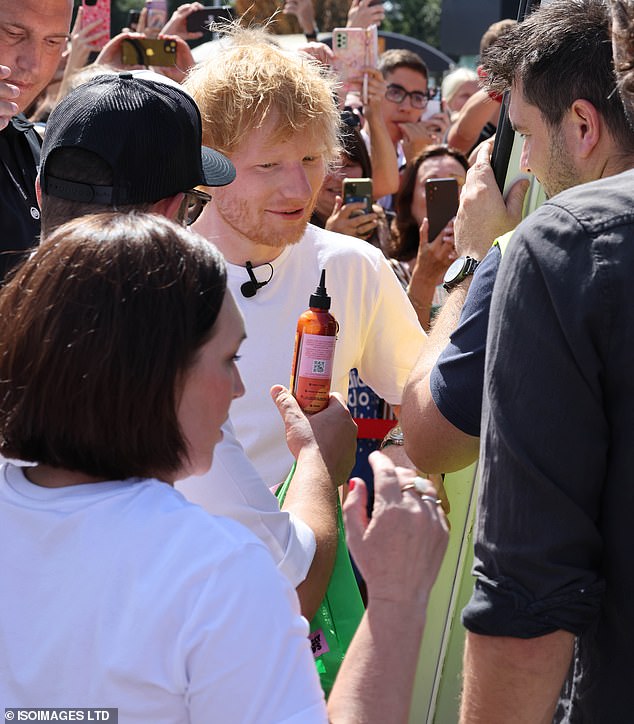 Last year he seemed in high spirits as he starred in the first advert for his hot sauce