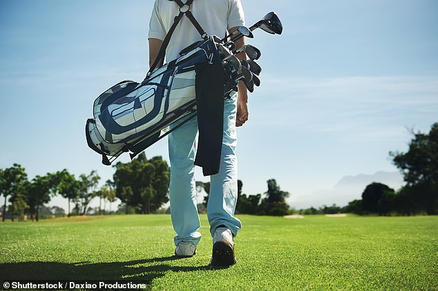 A reader's son has been left with a hefty bill after a stray ball from a nearby golf course smashed through his bathroom window