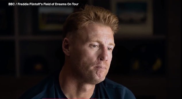 The BBC reportedly paid Freddie Flintoff (pictured during his documentary) compensation for two years' loss of earnings, though none of this was mentioned in the documentary