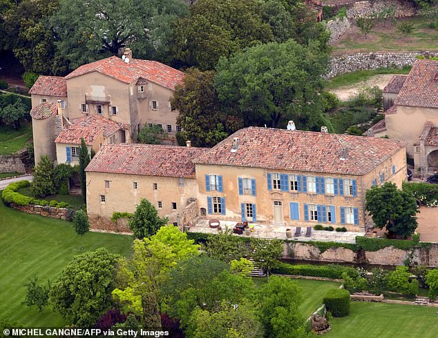 Ironically, August 23 would've marked Brad and Angelina's 10th wedding anniversary had they not filed for divorce in 2016 - just two years after tying the knot at the 35-room estate featuring a chapel, a moat, ancient aqueducts, a pond, and fountains (2008 stock shot)