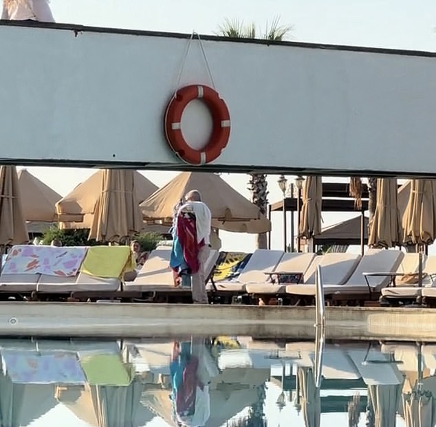 The Laur Hotels on the country's Aegean coast instructed staff to remove tourists' possessions if they try and bag loungers early in the morning - or even the night before