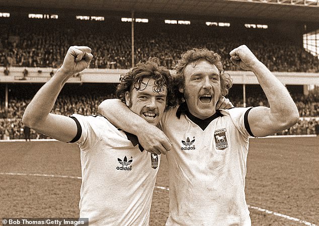 John Wark (left) won the FA Cup and UEFA Cup at Ipswich in his first stint at the club