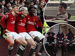 The 'zombie movie set' of a training ground hosting Man United: Red Devils return to old crumbling, neglected HQ 'The Cliff' for kit release video... months after human remains were found nearby