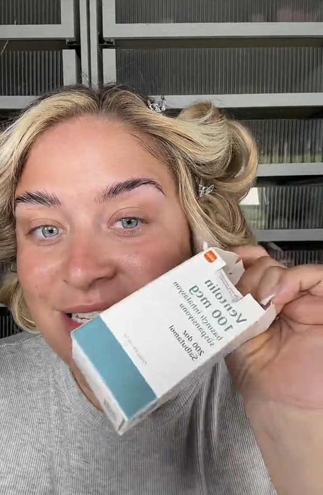 TikTok user @beckymorganmakeup also stocks up on healthcare essentials when she's in Turkey