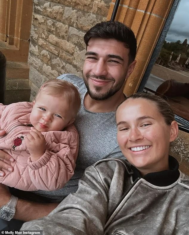 Molly and Tommy, both 25, met on Love Island in 2019 and went onto get engaged and welcome their daughter Bambi in 2023