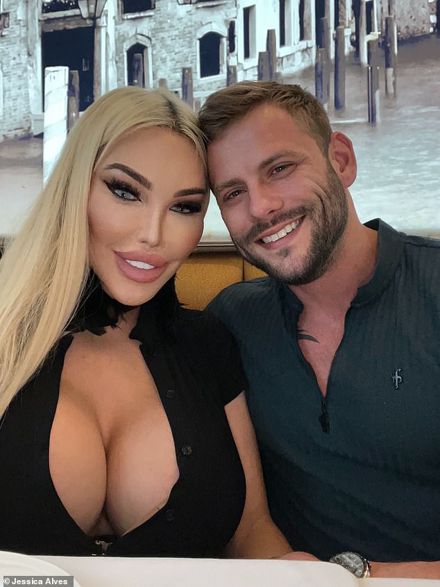 The TV personality, 41, was pictured publicly with Dalton, 31, for the first time on Tuesday - after previously admitting to being 'unlucky in love'