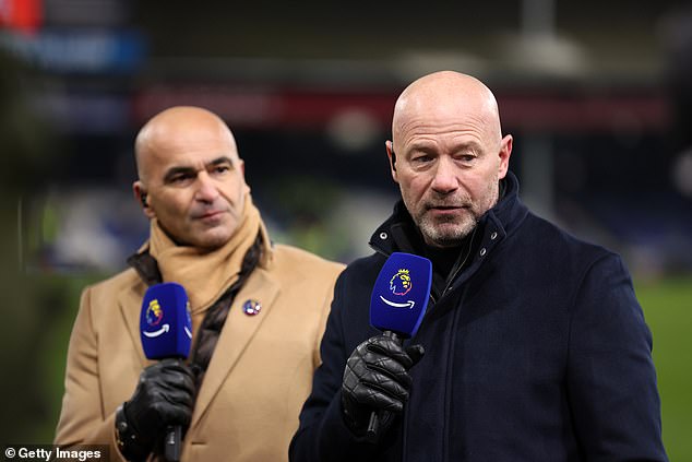 Shearer (right) warned that Arteta must win a trophy soon or face coming under pressure