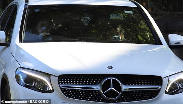 Anouska, 32, was spotted arriving at the star's home in a white Mercedes on Wednesday just hours after the blonde beauty announced her split on Instagram