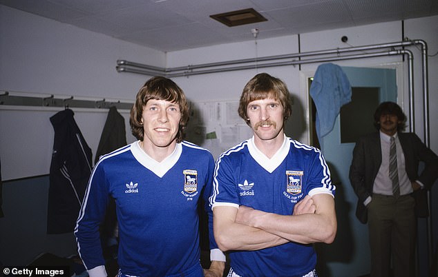 The likes of Arnold Muhren (left) and Frans Thijssen (right) were among the early successes of Dutch footballers in England's top division