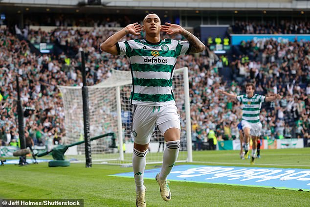 Celtic fans hope to see the kind of form that saw Idah score winner in Scottish Cup final