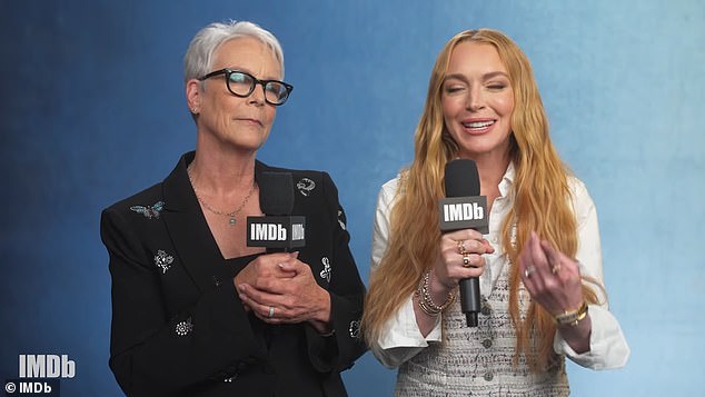 While they couldn't say much about the story for the sequel, Lohan teased it has, 'the right amount of funny, the right amount of freaky'