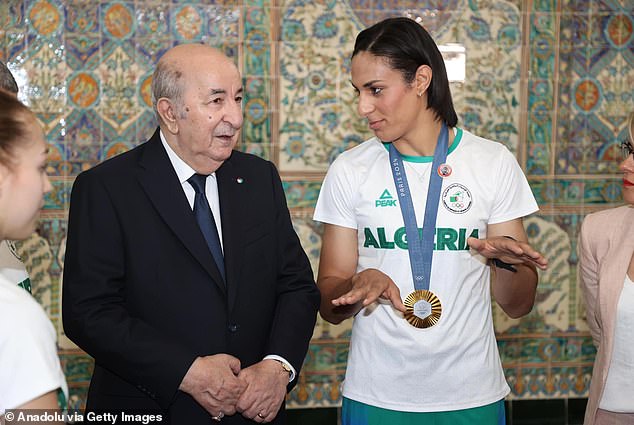 Khelif is now back in Algeria and celebrating her Olympic gold that she won in France