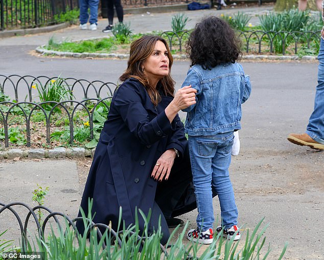 Mariska Hargitay also sprung to action in May this year to help reunite a lost child with her mother after getting mistaken for an on-duty police officer