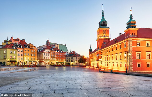 The majestic Royal Castle stands at the entrance to the reconstructed Old Town