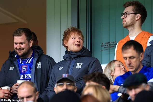 The 33-year-old can regularly be spotted attending Portman Road to support his boyhood club