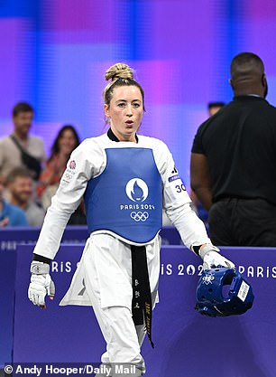 Jade Jones was shocked in the taekwondo round of 16