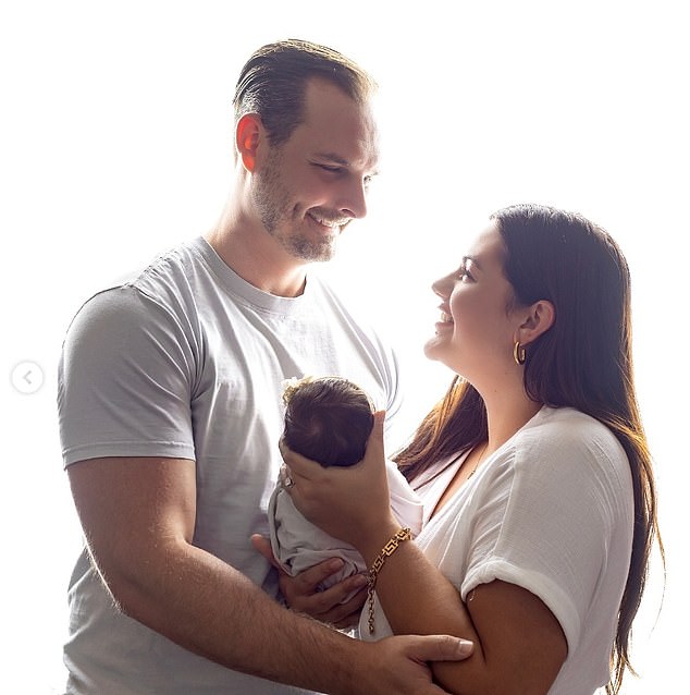 Alexa and Brennon Lemieux, who met and fell in love during season three of the popular Netflix dating show, welcomed their first child on July 31