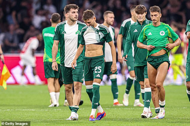 Panathinaikos were on the wrong side of a memorable tie and leave Amsterdam empty-handed